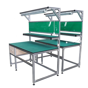 Éclairage de tiroir de table d'établi de profil en aluminium d'atelier adapté aux besoins du client pour l'atelier médical ou la production d'éclairage